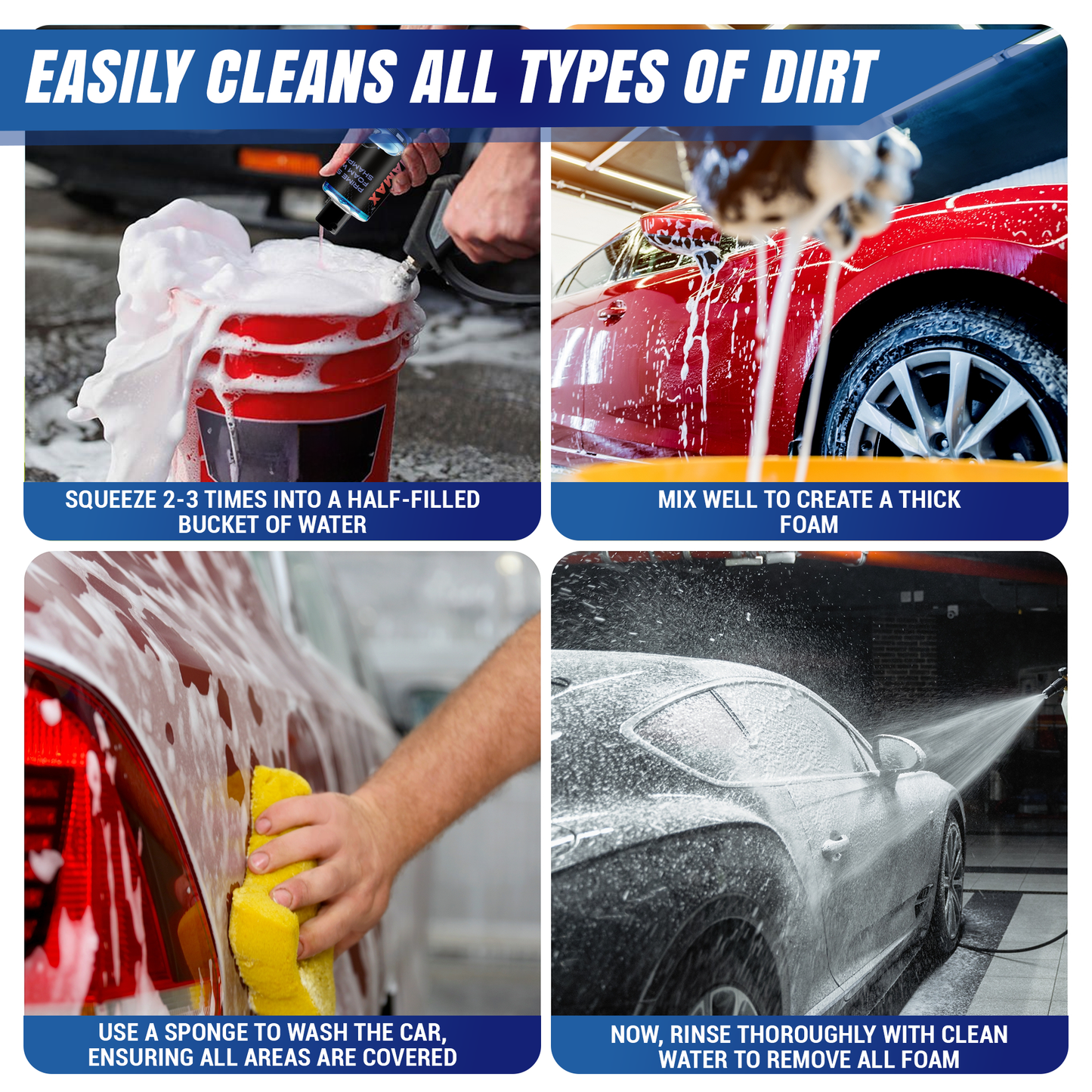 ALPHAMAX Foam Shampoo For Car Wash