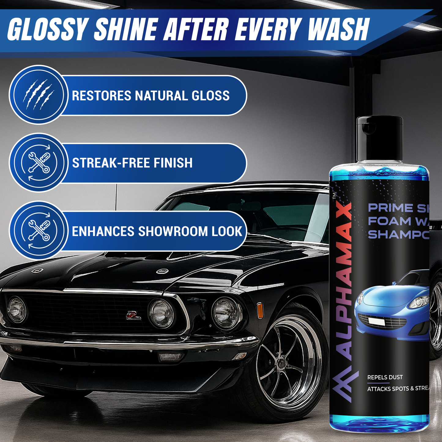 ALPHAMAX Foam Shampoo For Car Wash