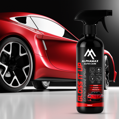 ALPHAMAX Gloss It Up Spray – Instant Car Shiner & Gloss Enhancer