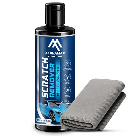 Scratch Remover + Microfiber Cloth - Removes Scratches and Provides Gloss