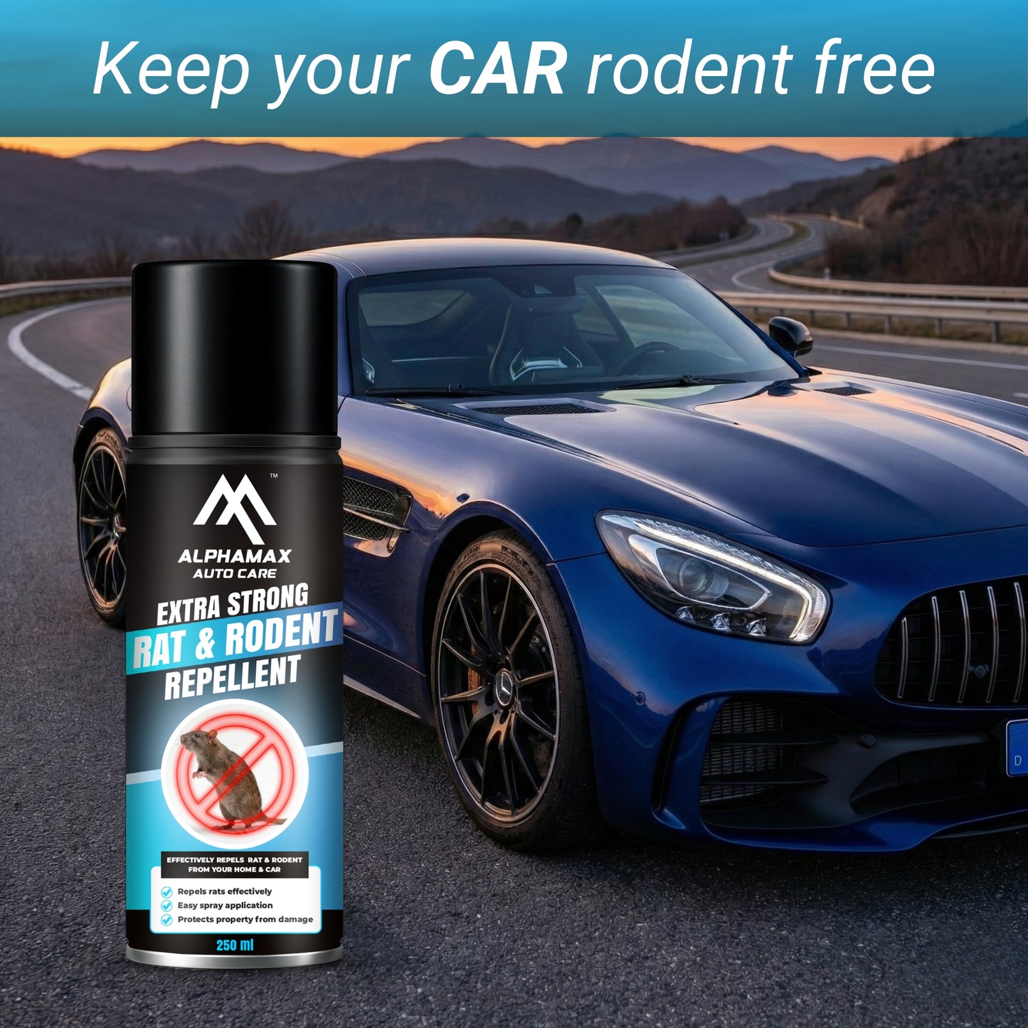 Rat and Rodent Repellent Coating Spray