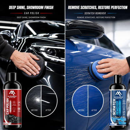 Car Polish + Scratch Remover + Free Microfiber Cloth